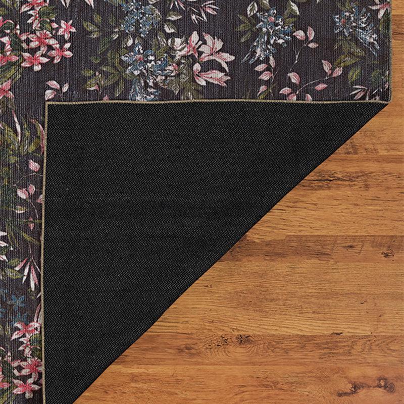 Buy Lily Floral Carpet - Brown & Pink Carpet from Vaaree