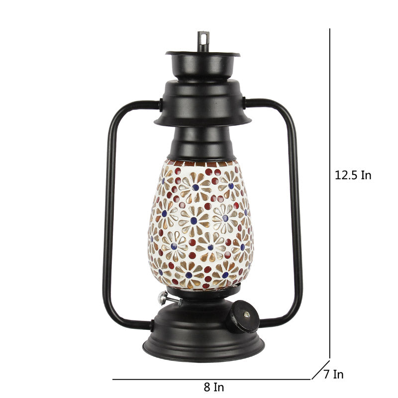 Buy Admya Mosaic Lantern Wall Lamp - Black Wall Lamp from Vaaree