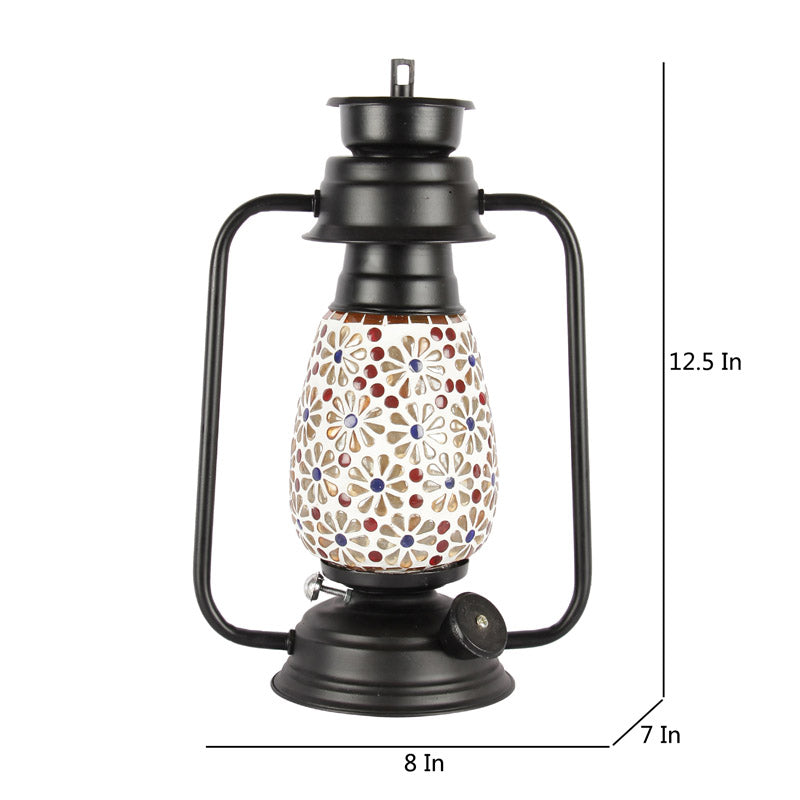 Buy Admya Mosaic Lantern Table Lamp - Black Table Lamp from Vaaree