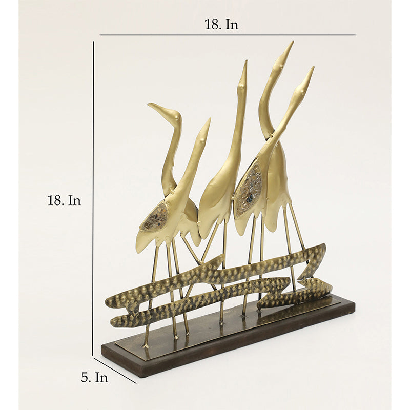 Buy Crane Cluster Showpiece Showpiece from Vaaree