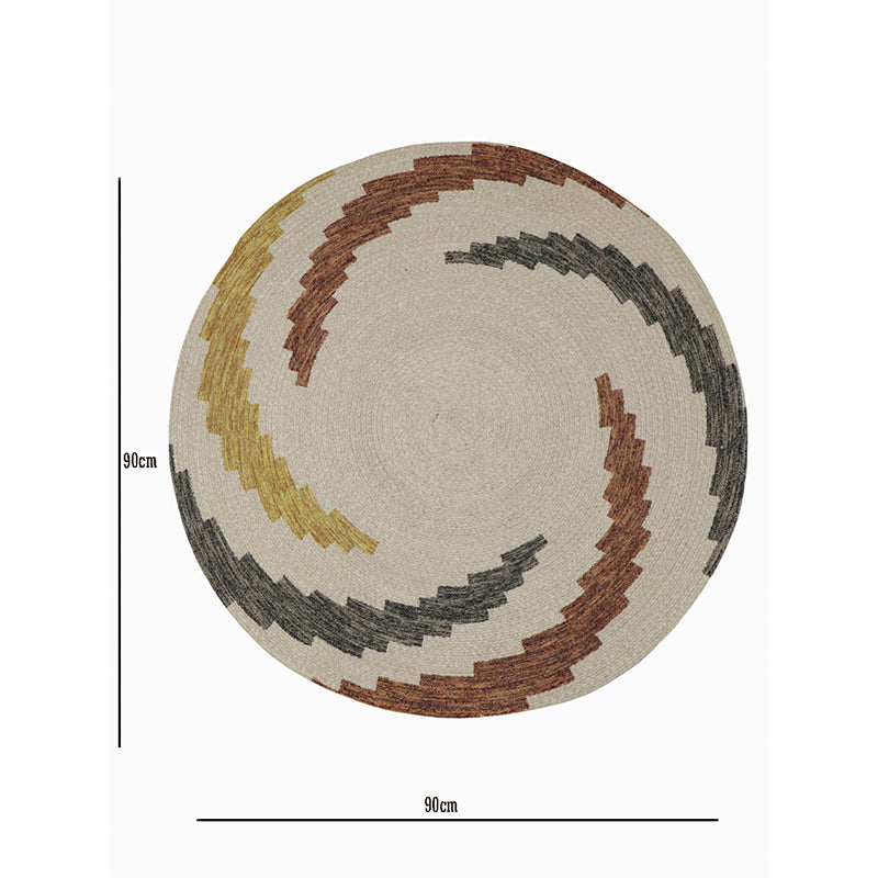 Buy Macrova Round Rug Rugs from Vaaree