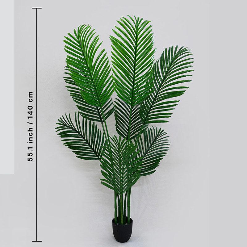 Buy Faux Everlasting Areca Palm Plant With Pot - 4.7 Feet Artificial Plants from Vaaree