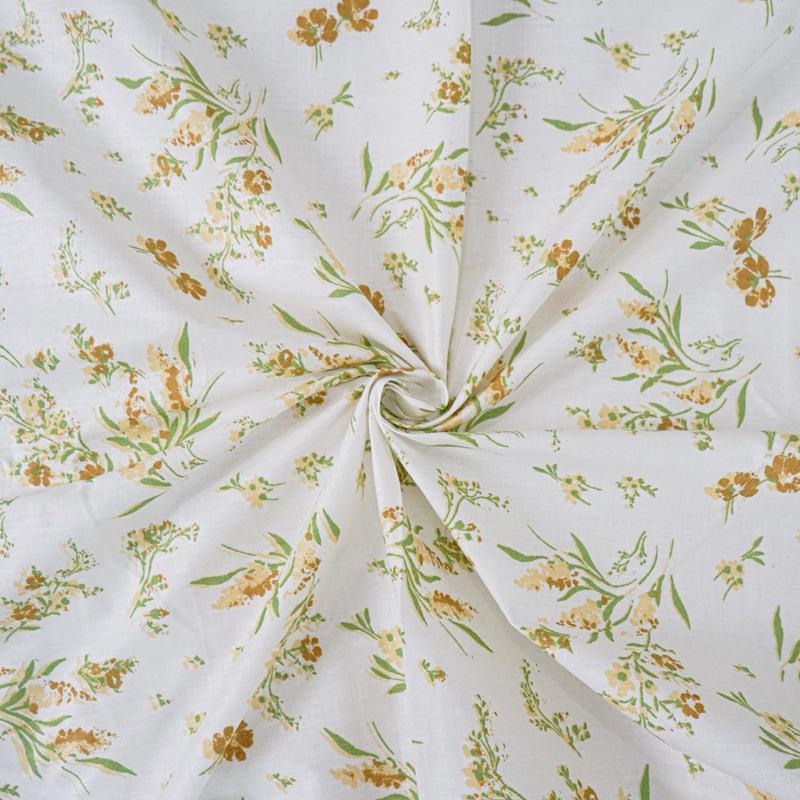 Buy Peila Floral Bedsheet - Green Bedsheets from Vaaree