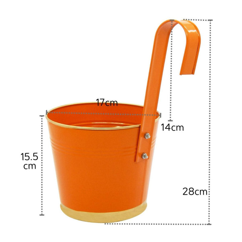 Buy Lush Glow Planter - Orange Pots & Planters from Vaaree