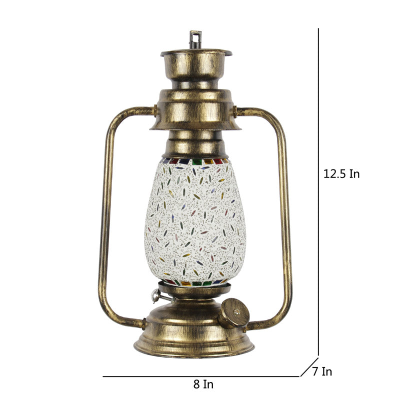 Buy Siera Mosaic Lantern Wall Lamp - Gold Wall Lamp from Vaaree