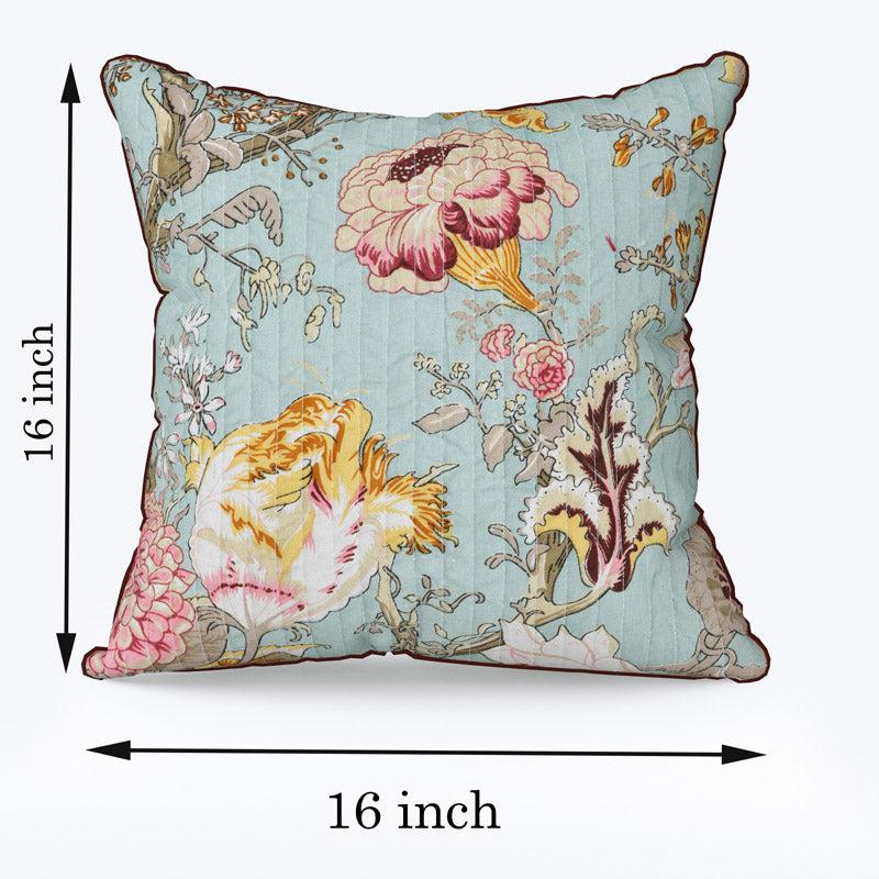 Buy Eshita Floral Cushion Cover - Set Of Two Cushion Cover Sets from Vaaree