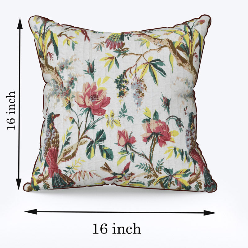 Buy Kavira Floral Cushion Cover - Set Of Three Cushion Cover Sets from Vaaree