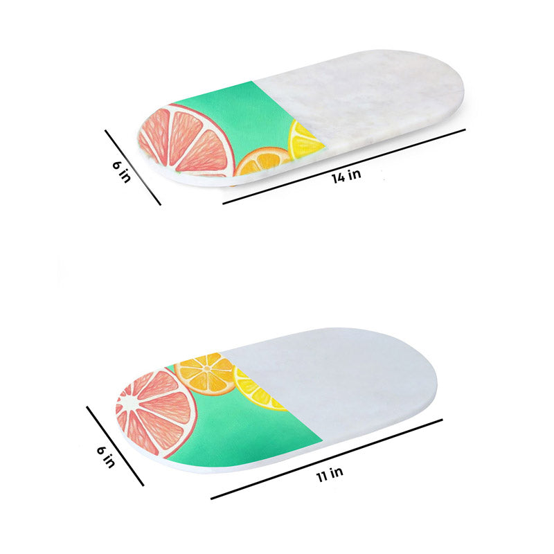 Buy Ovelta Lemon Platter - Set Of Two Platter from Vaaree