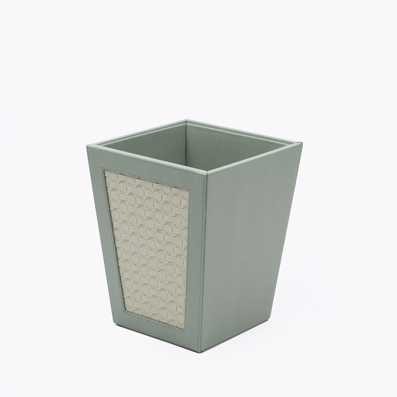 Buy Anora Vegan Leather Dustbin - Green Dustbin from Vaaree