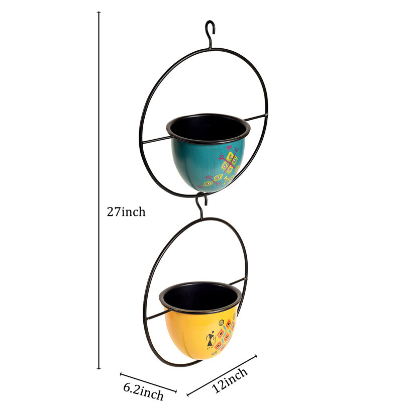 Buy Parveen Hanging Planter - Set of Two Pots & Planters from Vaaree