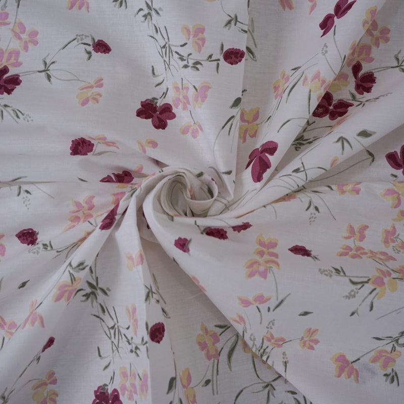 Buy Vishva Floral Bedsheet - Pink Bedsheets from Vaaree