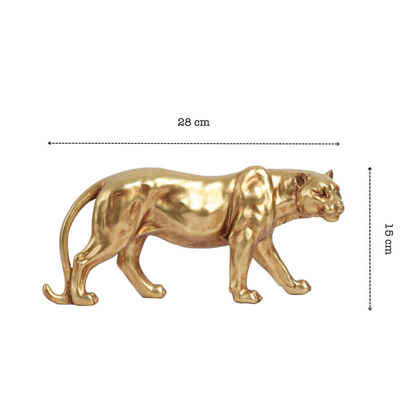 Buy Golden Leopard Showpiece Showpieces from Vaaree