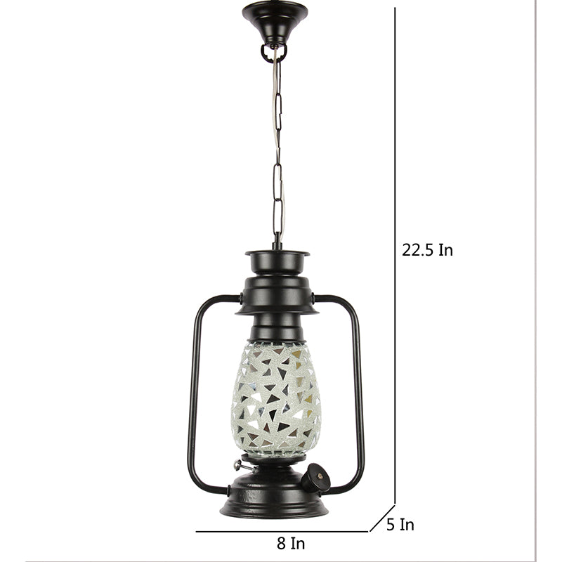 Buy Dvija Mosaic Lantern Ceiling Lamp - Black Ceiling Lamp from Vaaree