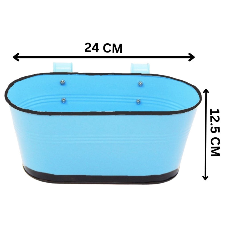 Buy Blossom Nest Planter (Blue) - Set Of Three Pots & Planters from Vaaree