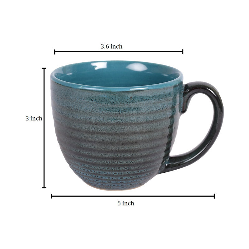 Buy Latika Ceramic Mug (250 ML) - Set of Two Mug & Tea Cup from Vaaree