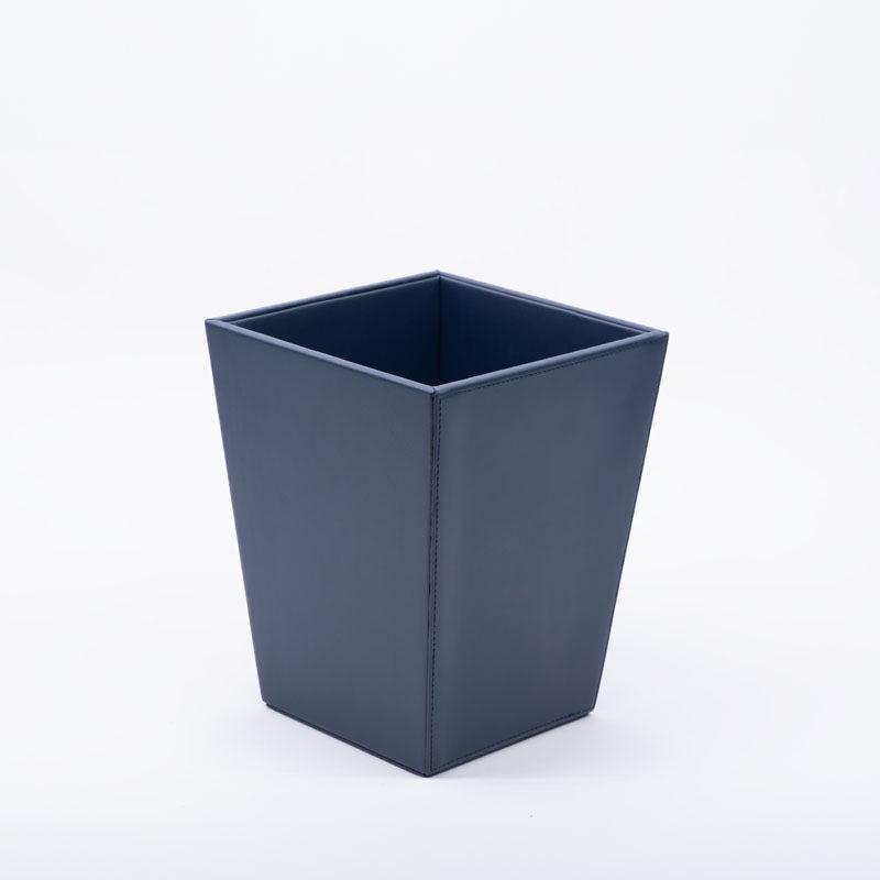 Buy Mona Vegan Leather Dustbin - Navy Blue Dustbin from Vaaree