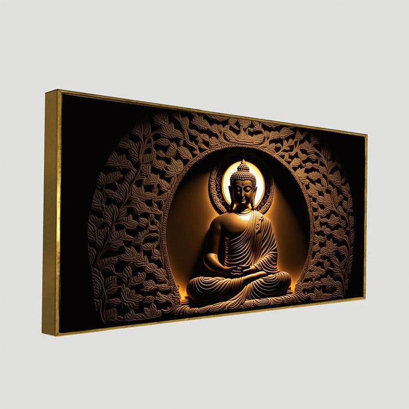 Buy Gyani Buddha Wall Painting With Frame Wall Art & Paintings from Vaaree