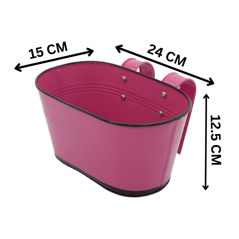 Buy Blossom Bud Planter (Pink) - Set Of Six Pots & Planters from Vaaree