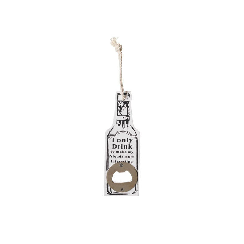 Buy Beer & Friends Bottle Opener - White Barware Tools & Sets from Vaaree