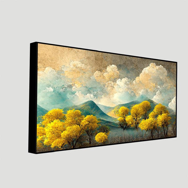 Buy Ecstasy Valley Wall Painting With Frame Wall Art & Paintings from Vaaree