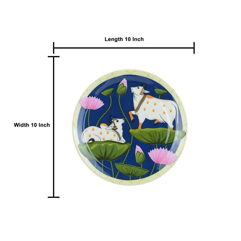 Buy Nandi Peela Wall Plate Wall Plates from Vaaree