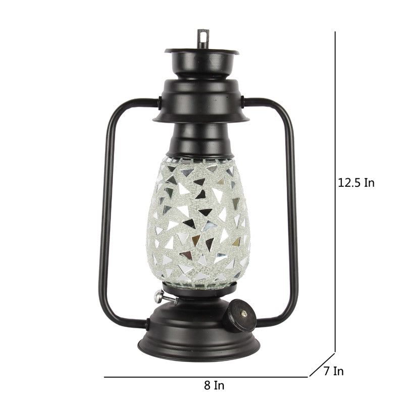 Buy Dvija Mosaic Lantern Table Lamp - Black Table Lamp from Vaaree