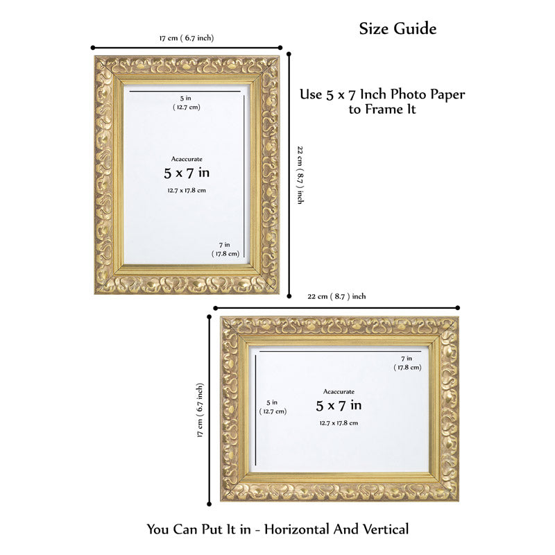 Buy Diva Photo Frame - Gold Photo Frames from Vaaree