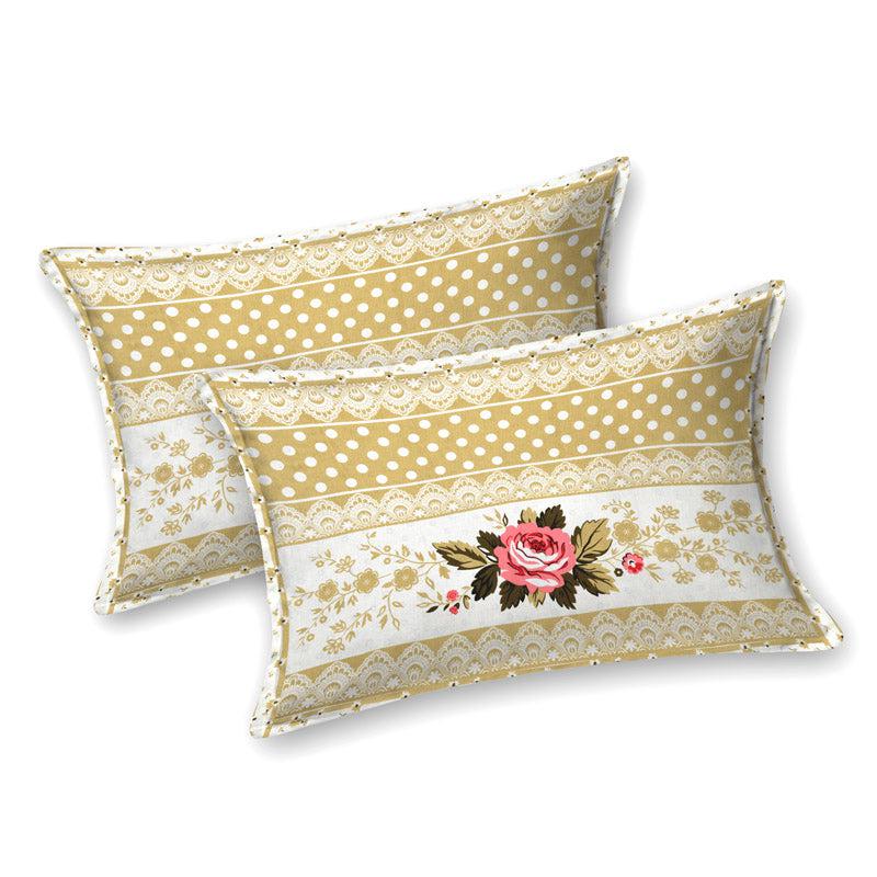 Buy Kellan Floral Bedsheet - Cream Bedsheets from Vaaree