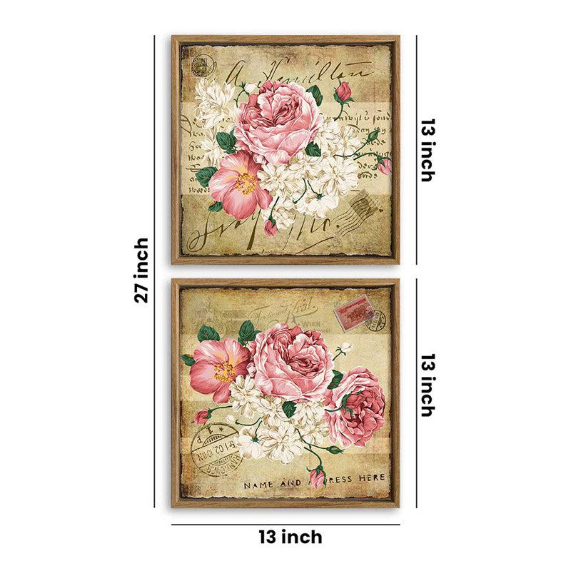 Buy Baker Floral Wall Art - Set Of Two Wall Art & Paintings from Vaaree