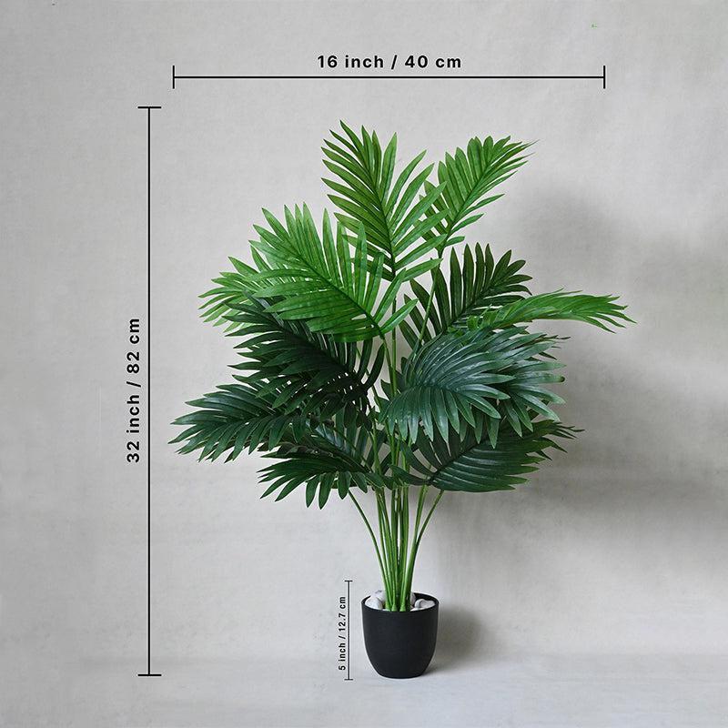 Buy Faux Everlasting Areca Palm Plant With Pot - 2.7 Feet Artificial Plants from Vaaree