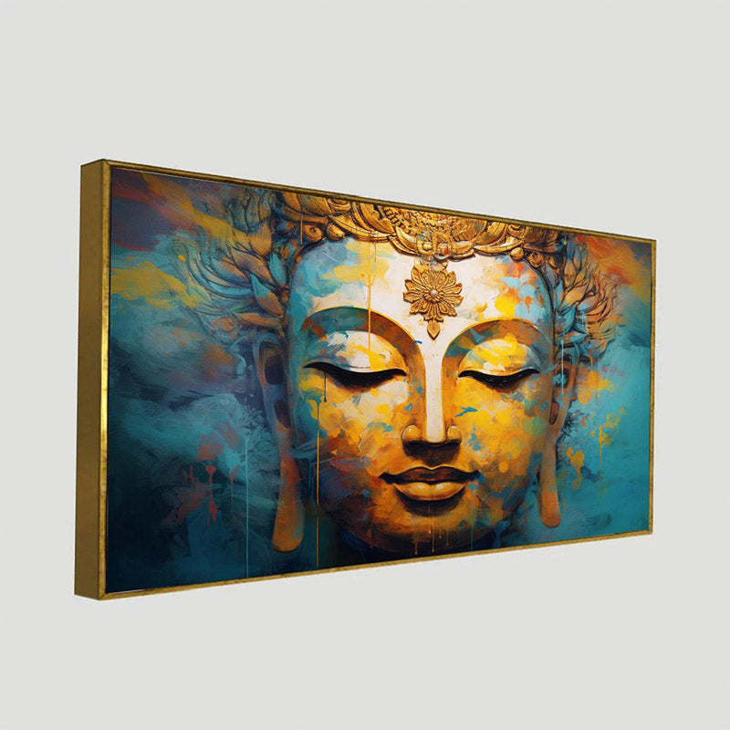 Buy Buddha Vihara Wall Painting With Frame Wall Art & Paintings from Vaaree