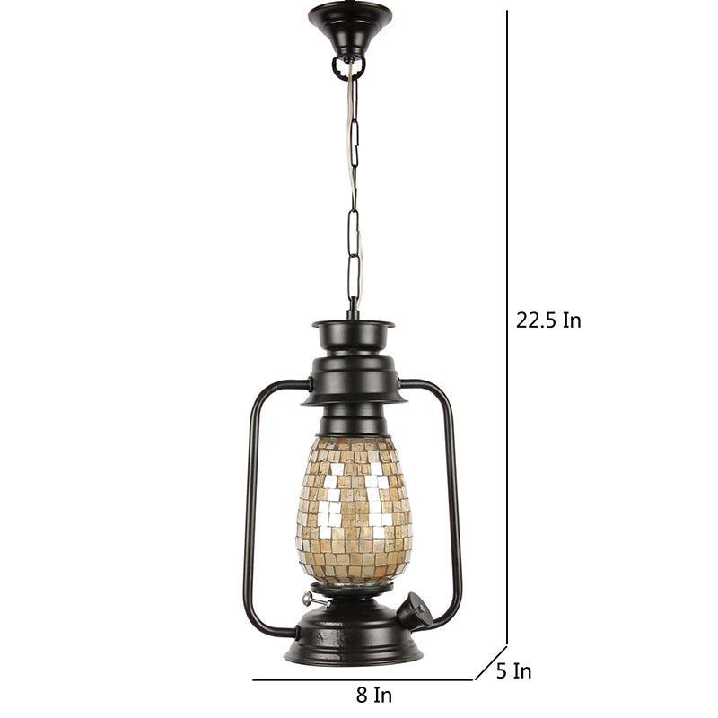 Buy Avina Mosaic Lantern Ceiling Lamp - Black Ceiling Lamp from Vaaree