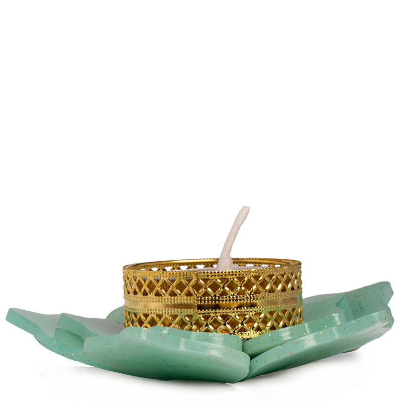 Buy Lavanya Tealight Candle Holder - Set Of Two Candles from Vaaree