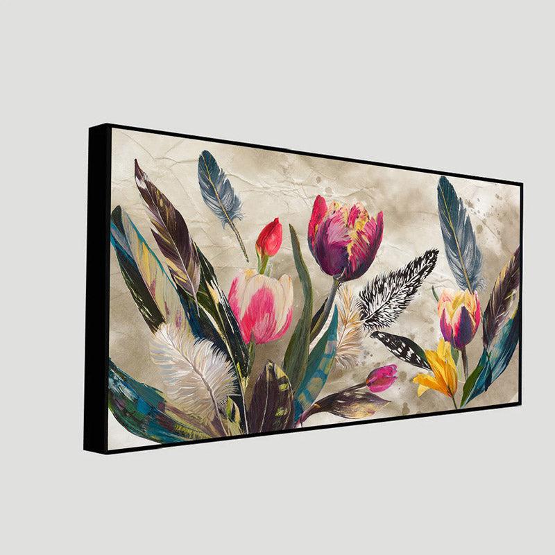 Buy Amella Floral Wall Painting With Frame Wall Art & Paintings from Vaaree