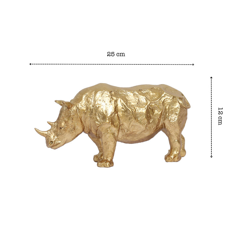 Buy Niro Polyresin Rhino Showpiece Showpieces from Vaaree