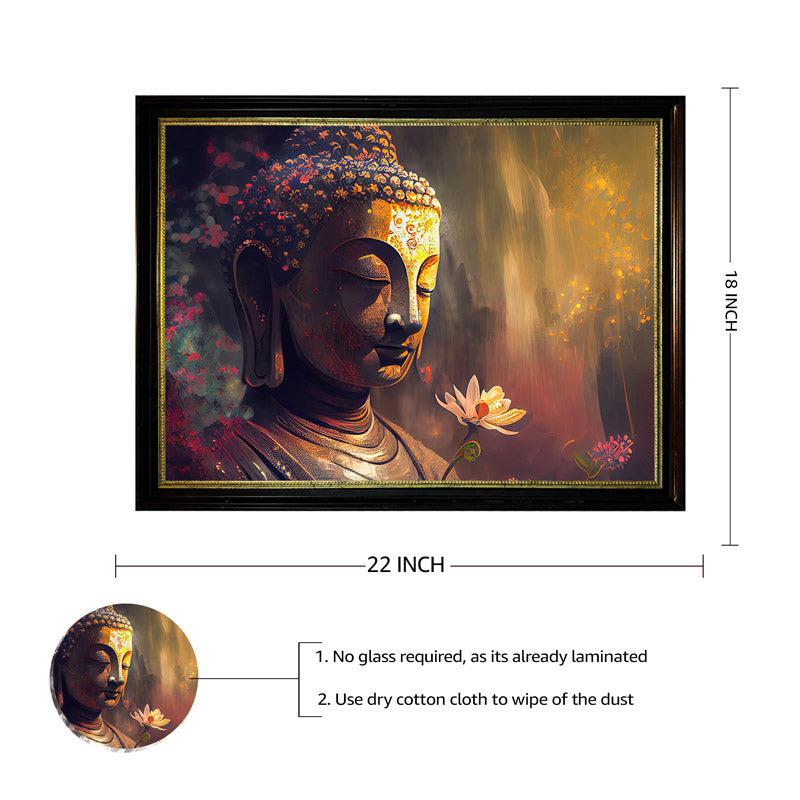 Buy Divine Meditation Bless Wall Painting Wall Art & Paintings from Vaaree