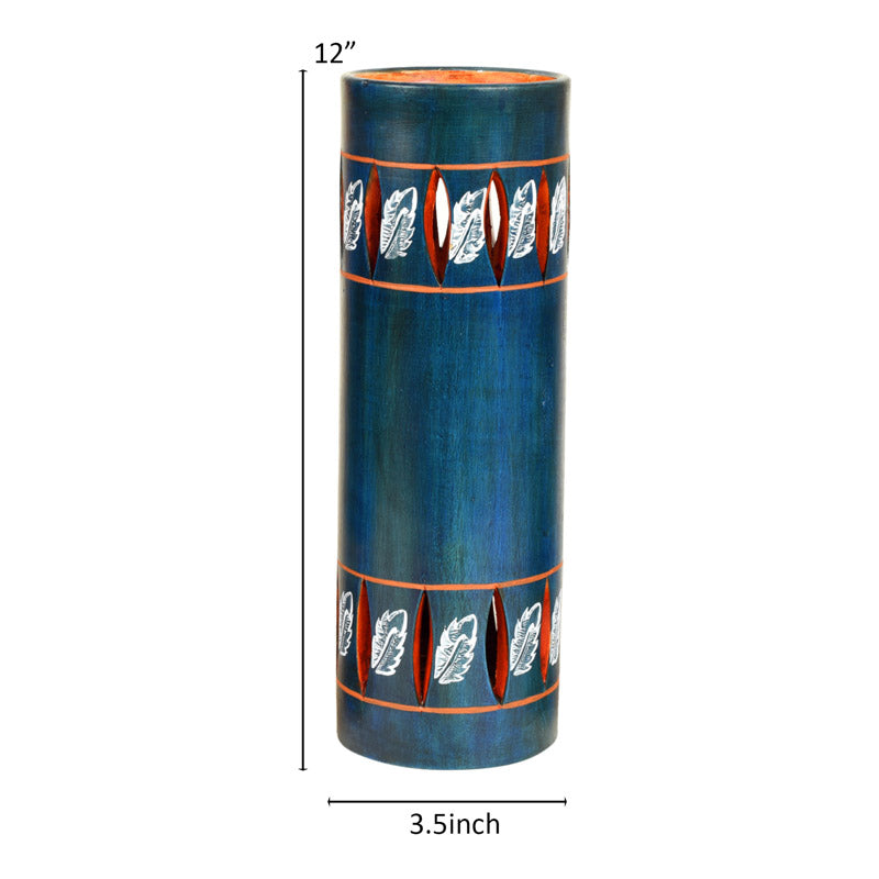 Buy Racheal Handpainted Terracotta Vase Vase from Vaaree