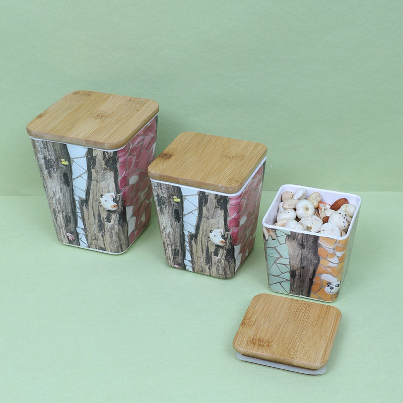 Buy Navina Storage Container (450 ML/750 ML/1140 ML) - Three Piece Set Container from Vaaree