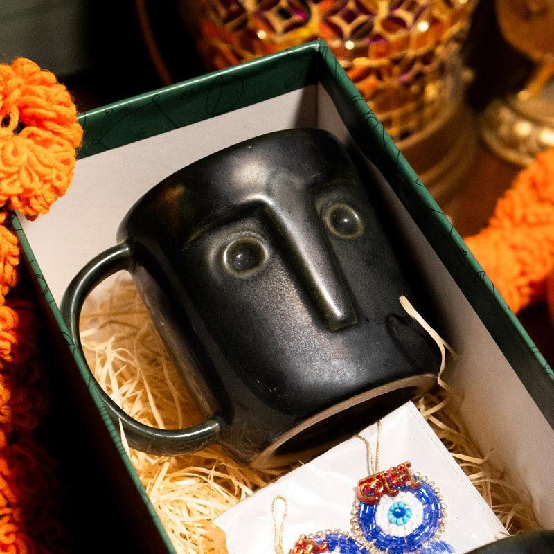 Buy Boho Black Mug Diwali Gift Box Gift Box from Vaaree