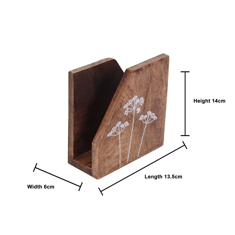 Buy Dandelion Wooden Napkin Holder Tissue Holder from Vaaree