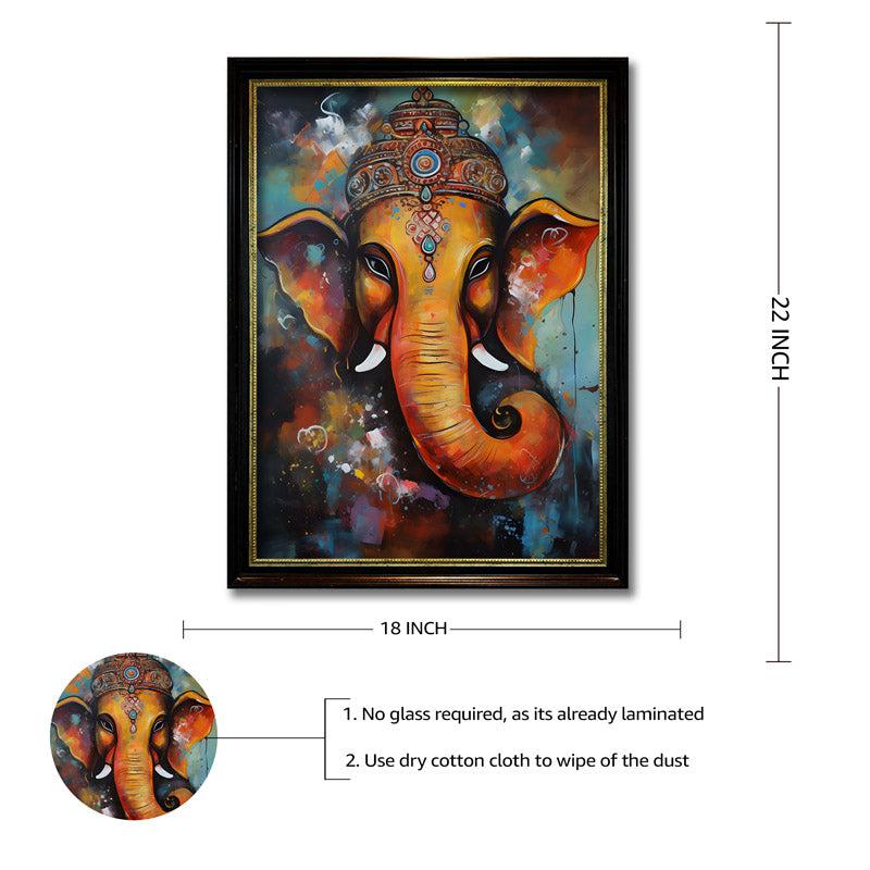 Buy Lambodara Gaze Wall Art Wall Art & Paintings from Vaaree