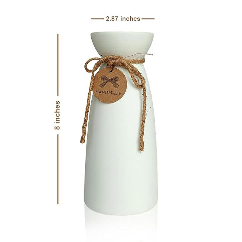 Buy Moha White Vase Vase from Vaaree