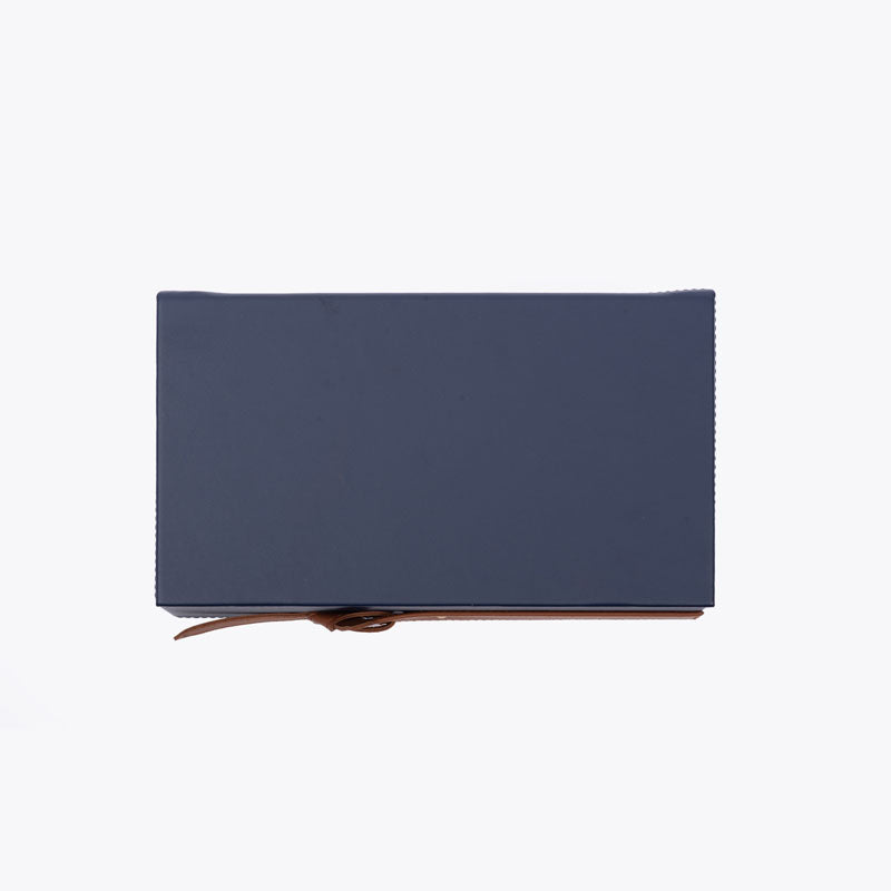 Buy Mona Vegan Leather Tissue Box - Navy Blue Tissue Holder from Vaaree