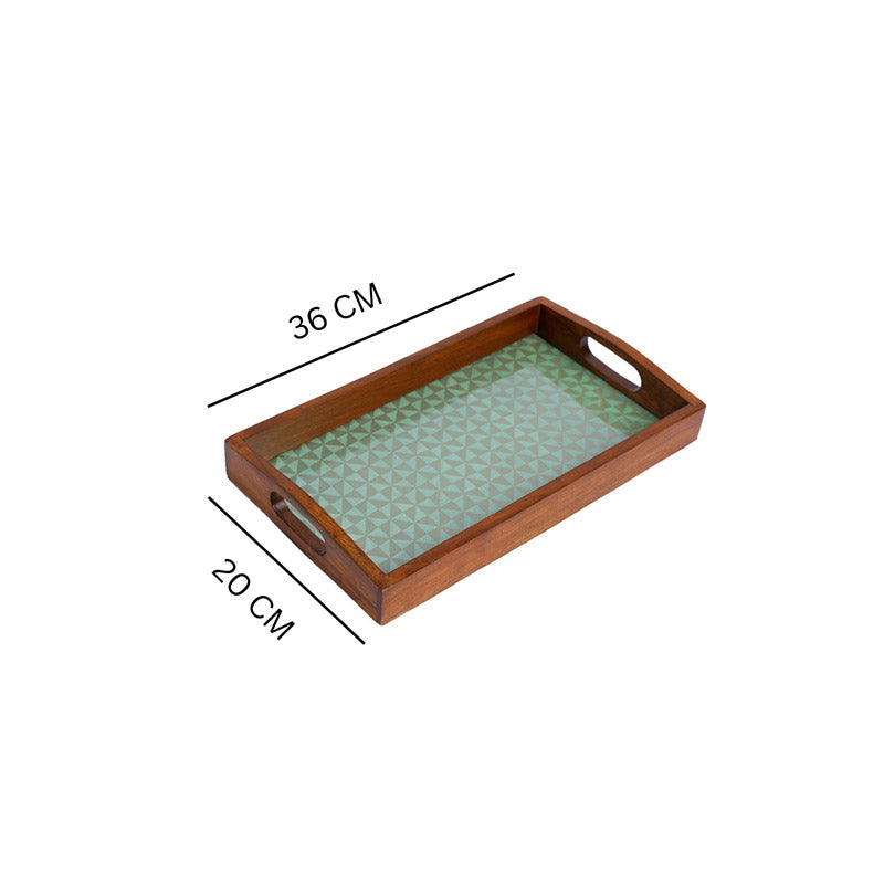 Buy Jade Glow Serving Tray Serving Tray from Vaaree