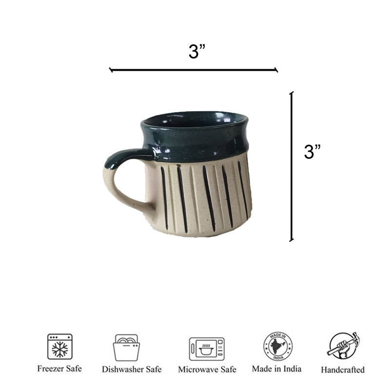 Buy Jirva Ceramic Mug (250 ML) - Set Of Two Mug from Vaaree