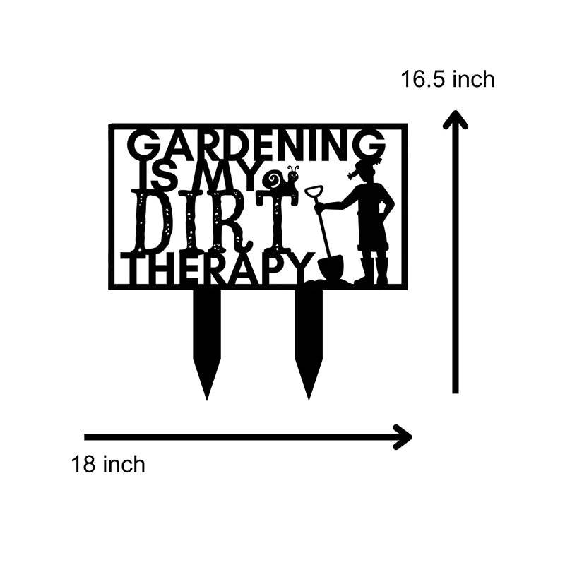 Buy Dirt Therapy Garden Stake Garden Stake from Vaaree