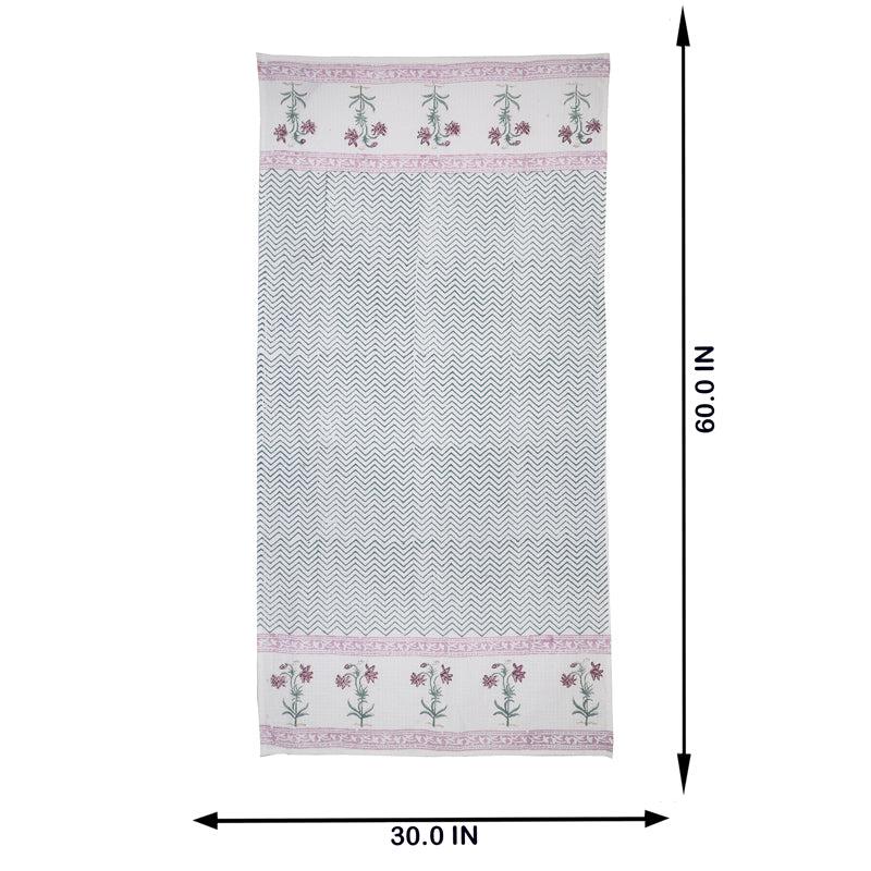 Buy Amuda Floral Waffle Bath Towel Bath Towels from Vaaree