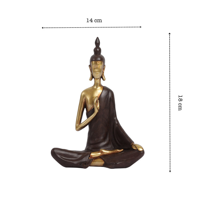 Buy Meditating Buddha Harmony Showpiece - Set Of Two Showpieces from Vaaree