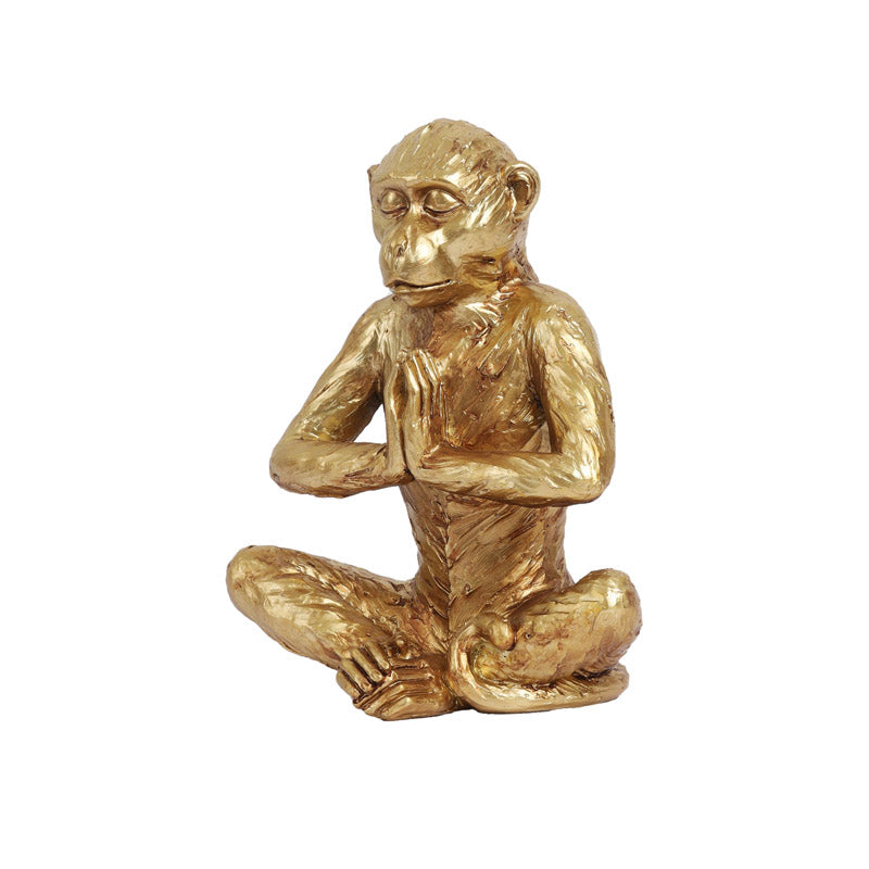 Buy Meditating Monkey Showpiece Showpieces from Vaaree