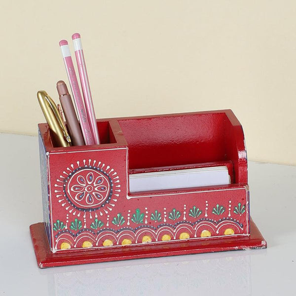 Buy Vidya Handpainted Table Organizer Pen Stand from Vaaree